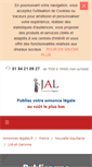 Mobile Screenshot of lot-et-garonne-47.annonces-legales.fr