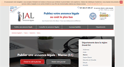 Desktop Screenshot of marne-51.annonces-legales.fr