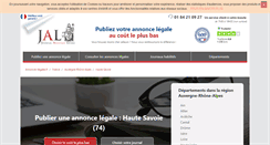 Desktop Screenshot of haute-savoie-74.annonces-legales.fr