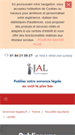 Mobile Screenshot of landes-40.annonces-legales.fr