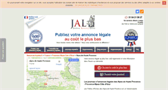 Desktop Screenshot of alpes-de-haute-provence-04.annonces-legales.fr